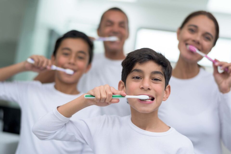 Family-friendly care at Dental Care of Wheaton in Wheaton, IL, promotes oral hygiene habits.
